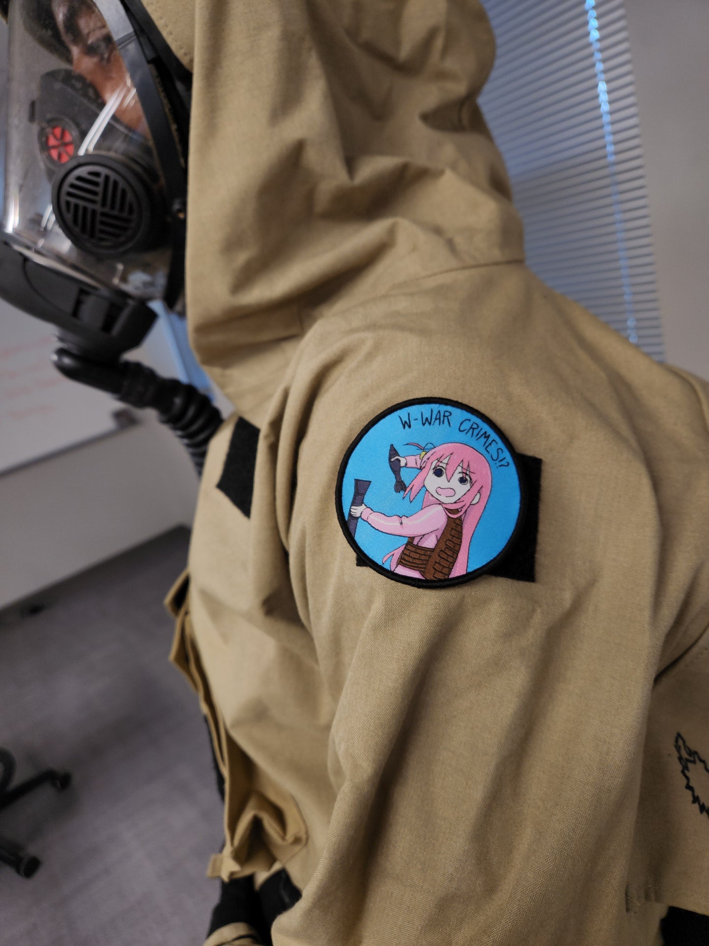 "W-War Crimes!?" Velcro Patch