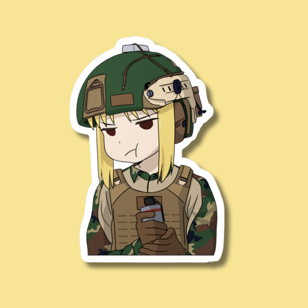 Pouty Nijika Vinyl Decal