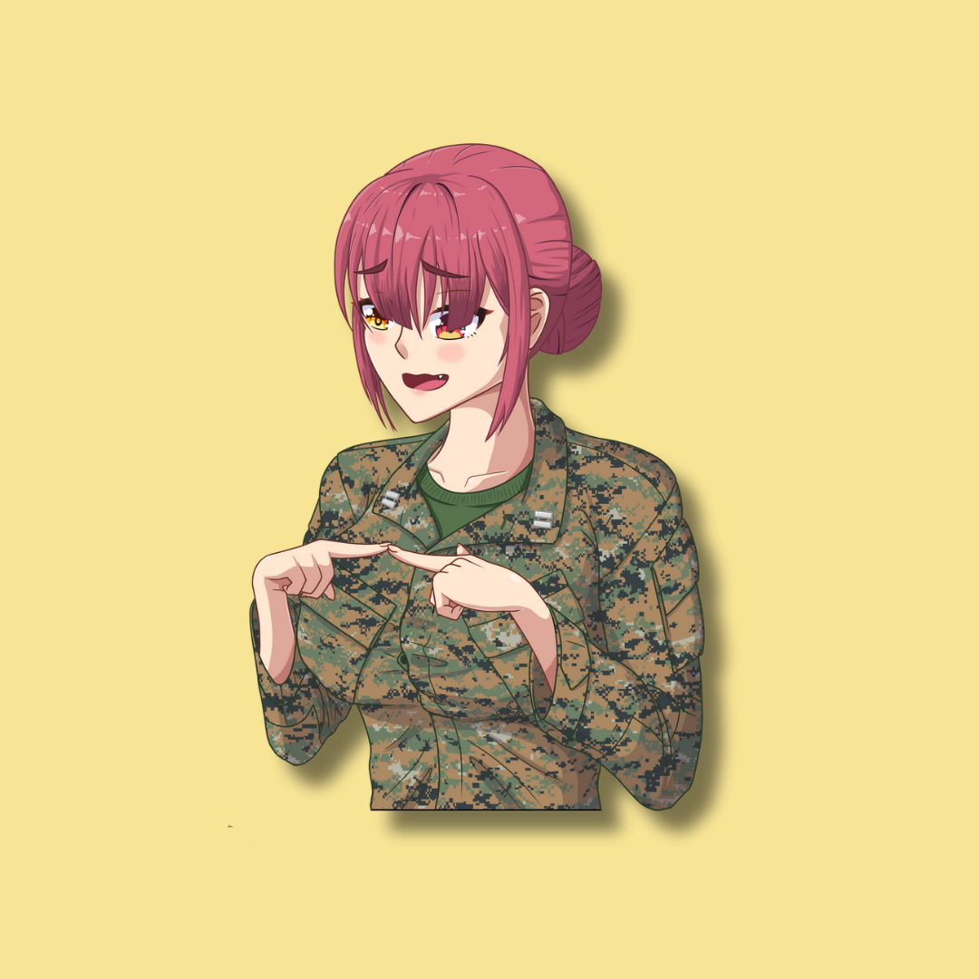 Captain Houshou Marine Sticker