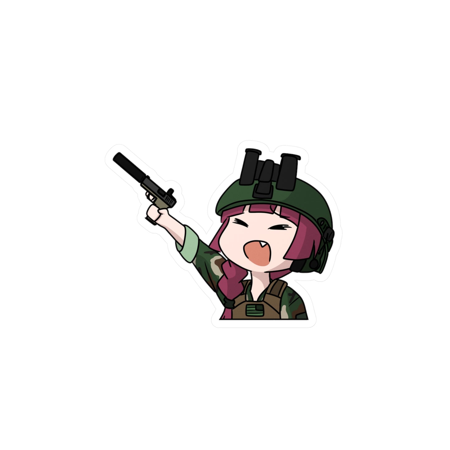 Chibi Kikuri Vinyl Decal