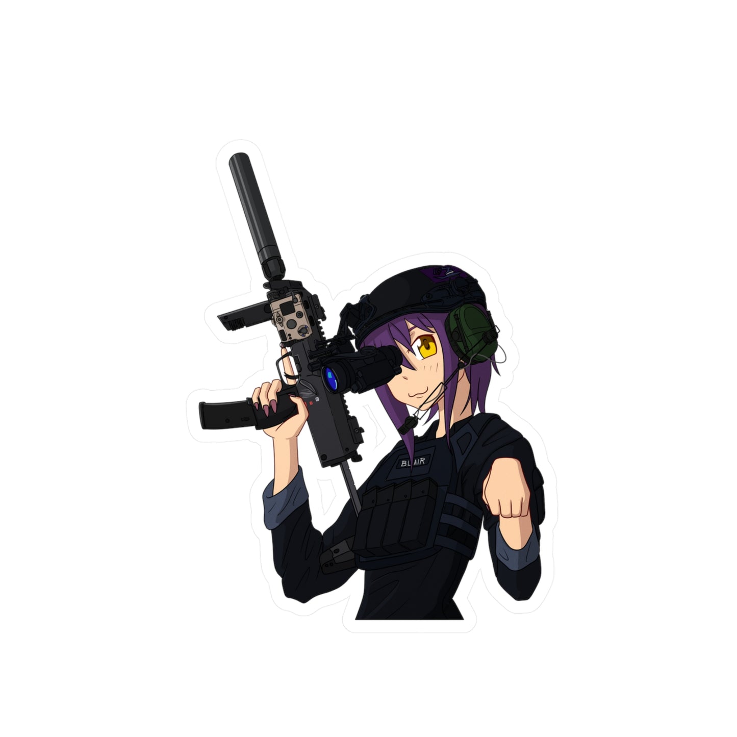Blair MP7 Vinyl Decal