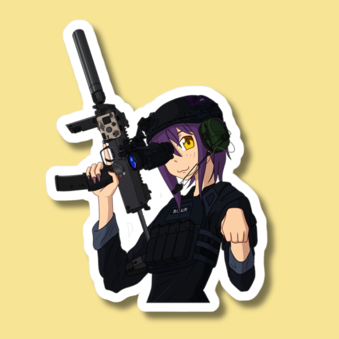 Blair MP7 Vinyl Decal