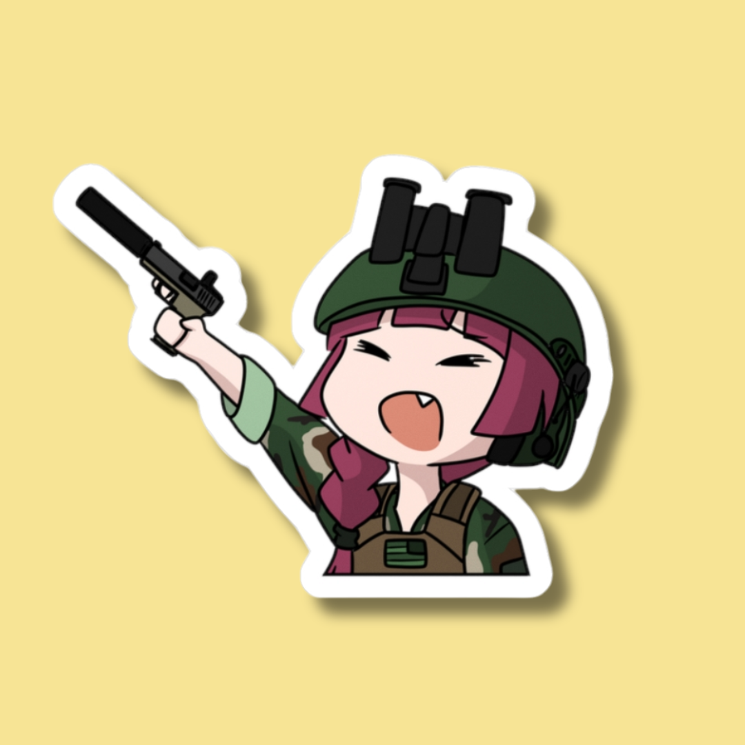 Chibi Kikuri Vinyl Decal