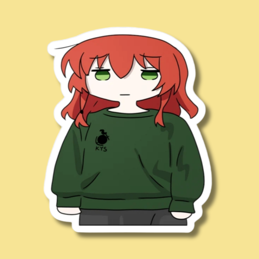Bed Head Kita Vinyl Decal