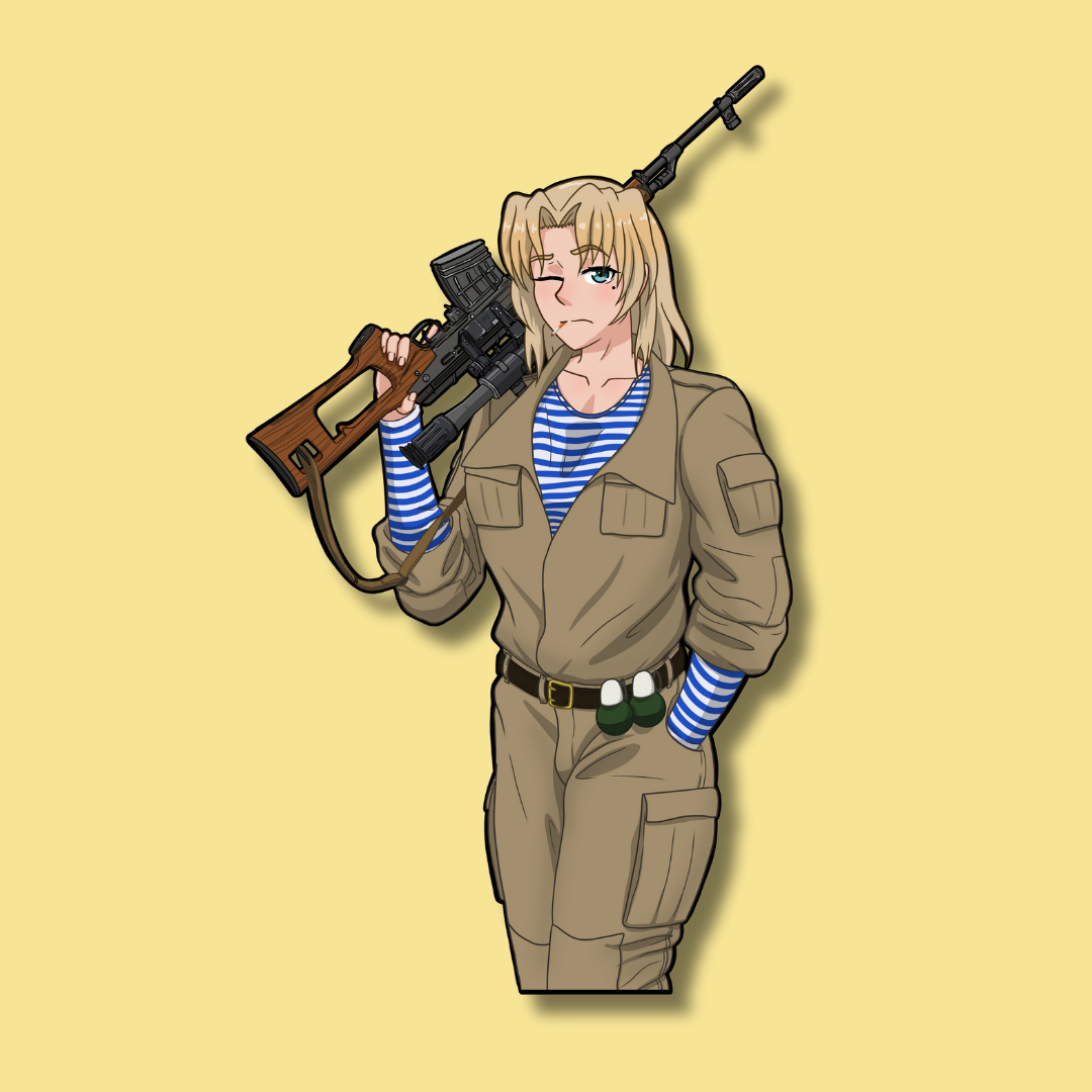 Balalaika VDV Sticker