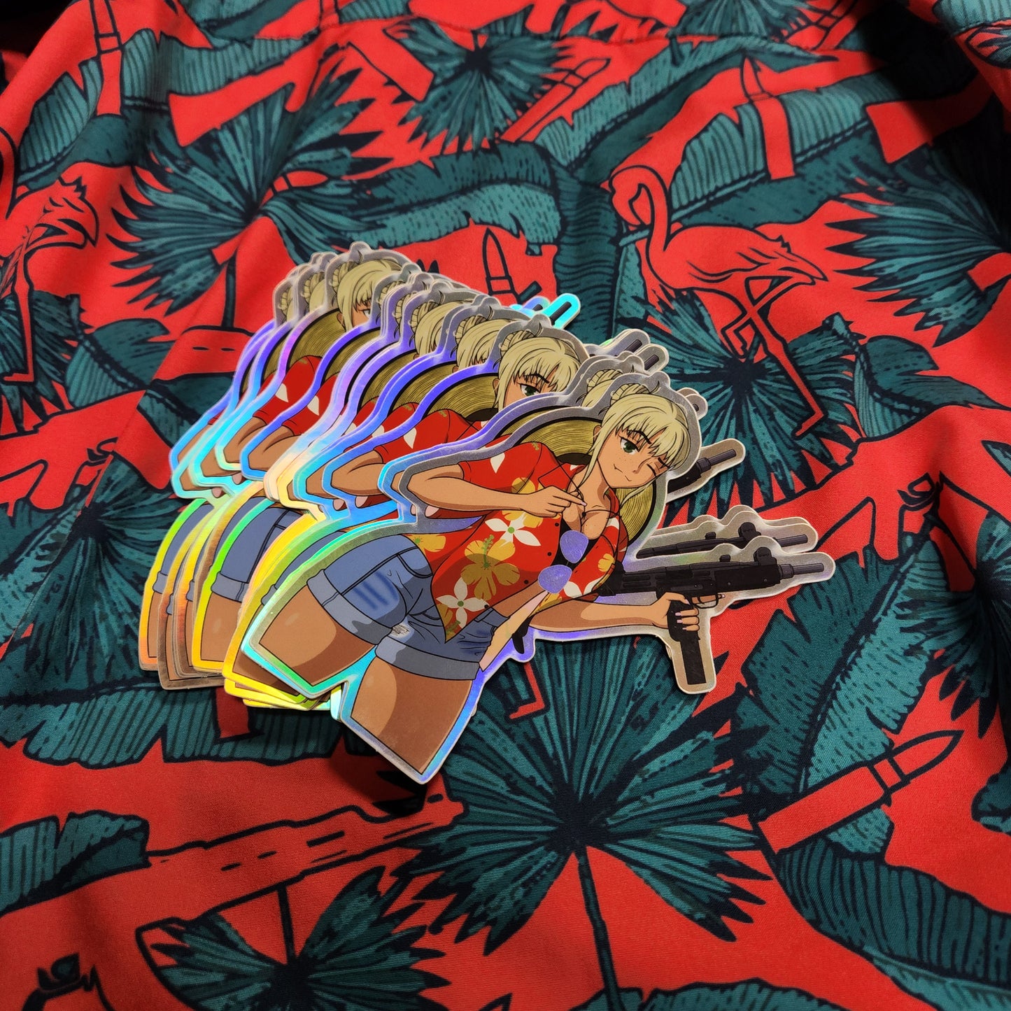 Rae R&R Holographic Sticker