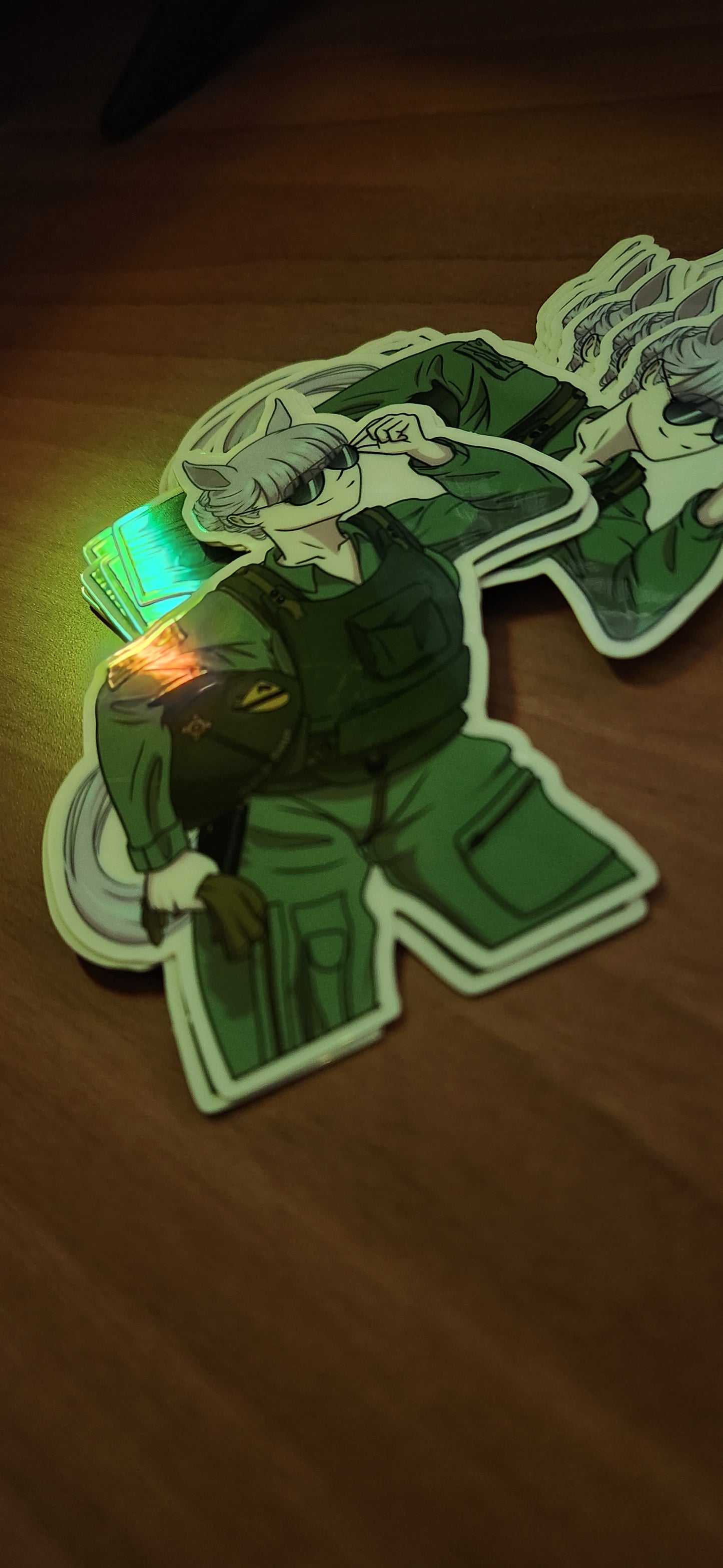 Air Cavalry Gold Ship Sticker