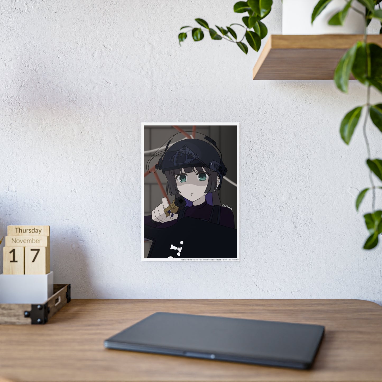 PA-San Vertical Gloss Poster